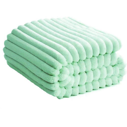 Ribbed throws blanket warm - throws,