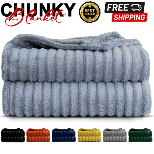 Chunky rib throws - chunky,