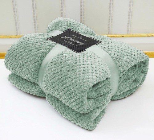 Luxury popcorn throw fleece - popcorn,