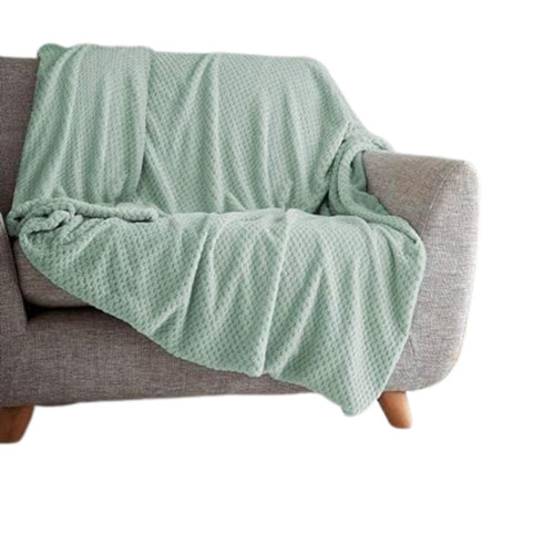 Luxury popcorn waffle throw - waffle,