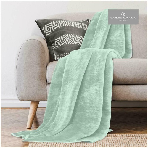 Luxury faux fur throws fleece - faux,