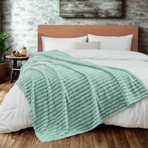 Ribbed soft fleece - ribbed,