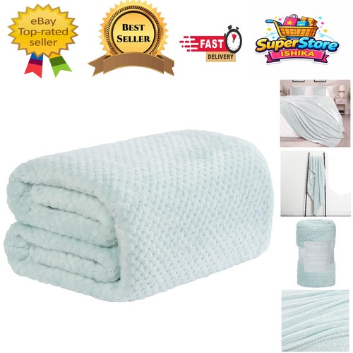 Warm lightweight fleece throw - warm,